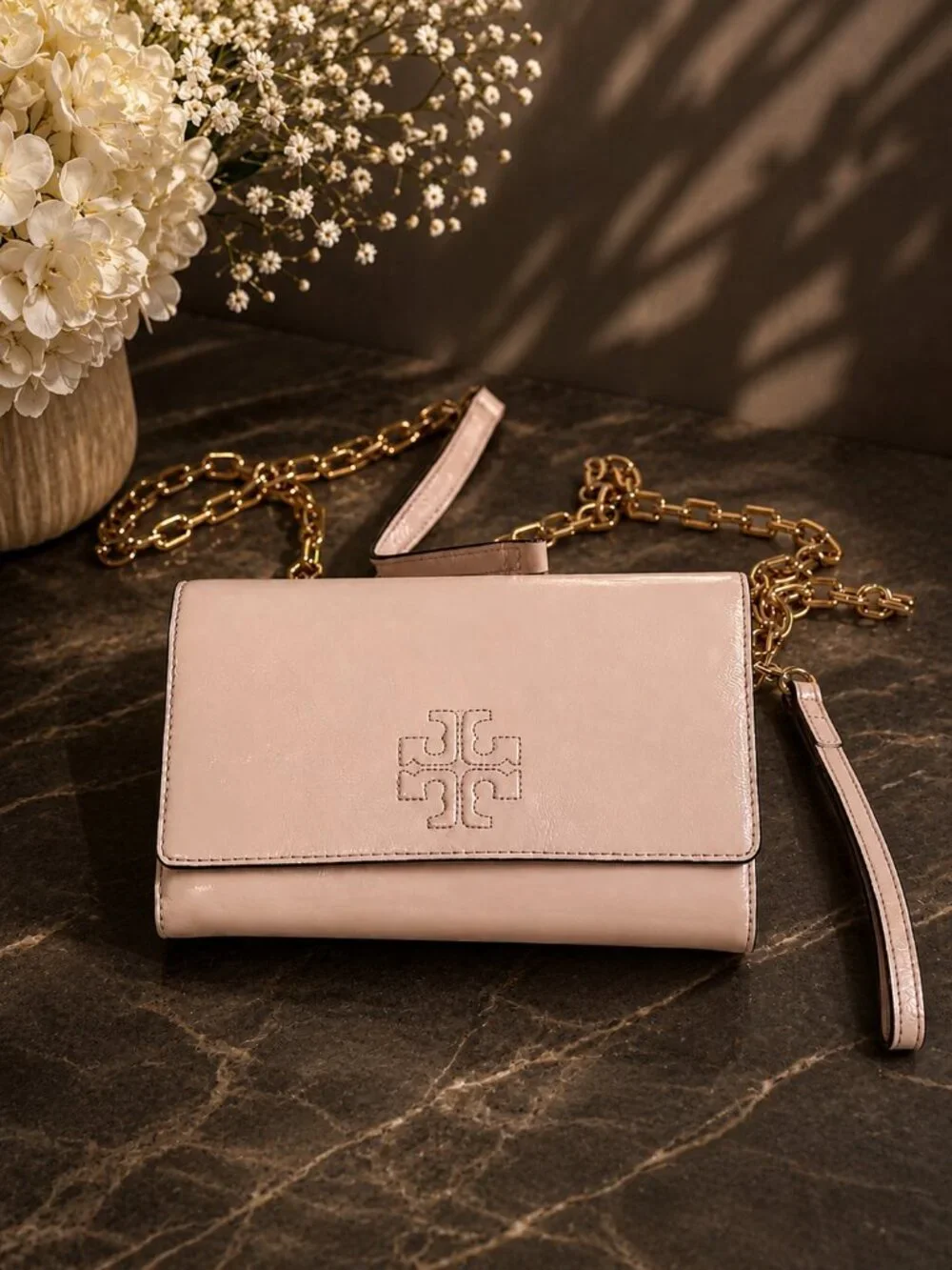 Tory Burch Thea Mini Foldover Crossbody Bag
